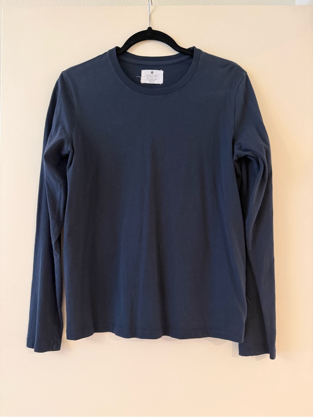 The Classic T-Shirt Company Organic Crewneck - Navy